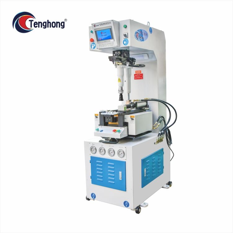 TH-710EU PLC Control Mini Heavy-duty Walled Sole Attaching Machine(16 side pressure rubber)
