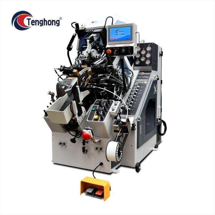 TH-888MAS    Computer Memory Visual Locus Fully Servo Control Cementing Toe Lasting Machine