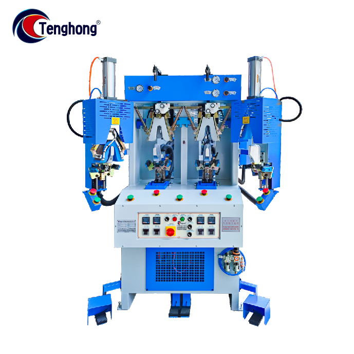 TH-319 Two Cold And Two Hot Counter Moulding Machine For Stitch-down Shoes