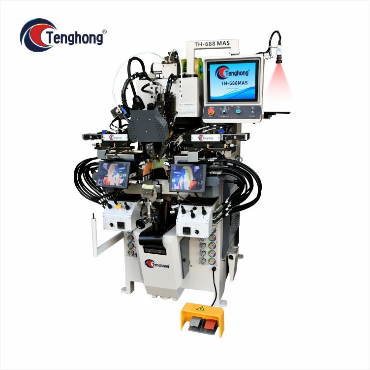 TH-688MAS   Computer Memory Visual Locus Servo Control Side & Heel Seat Lasting Machine 