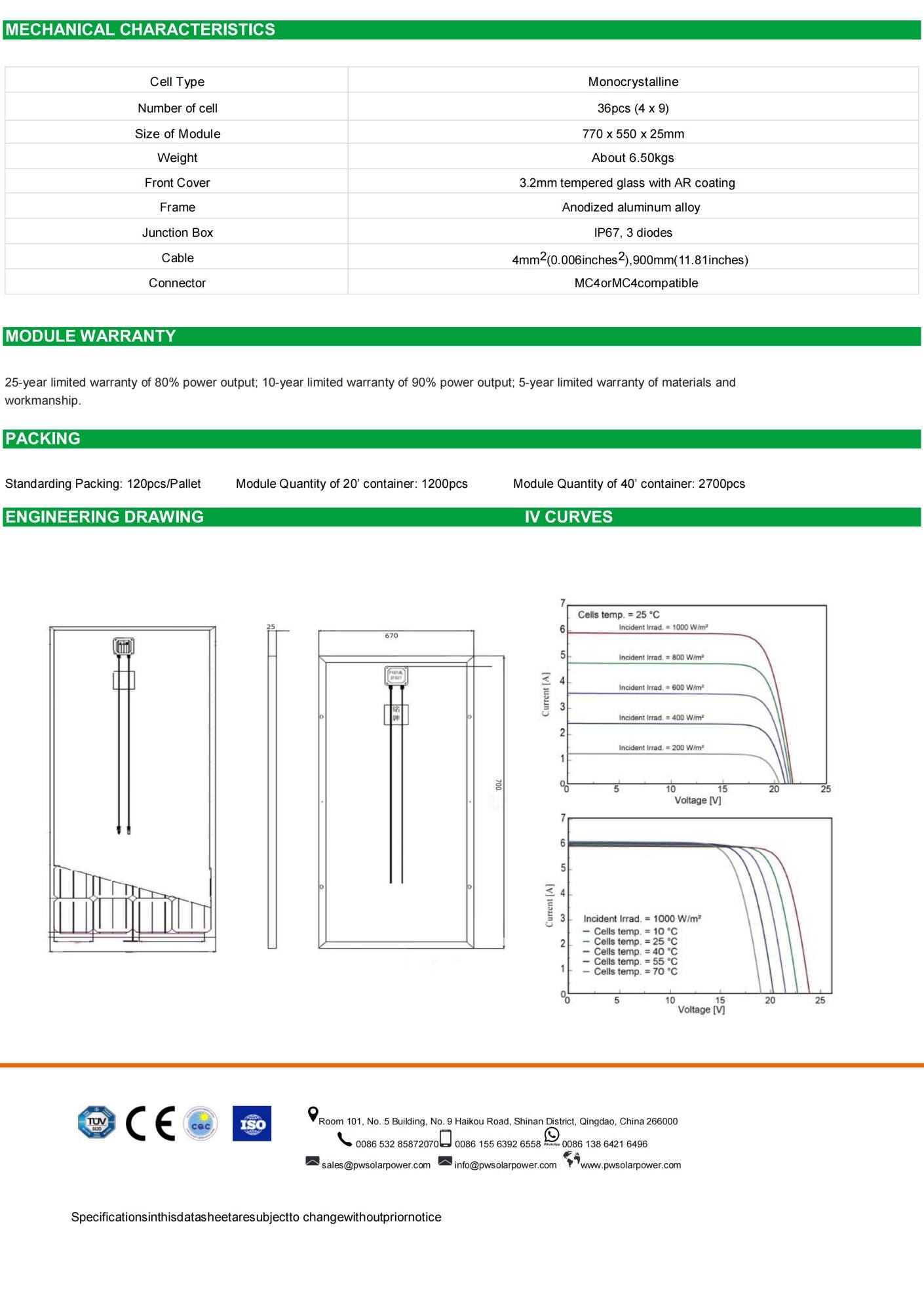 Spec of 80W 36 cells series Mono Solar Panel - 840 450 25mm_02.jpg