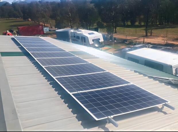 4KW Rooftop Grid Tie Power System, South Africa