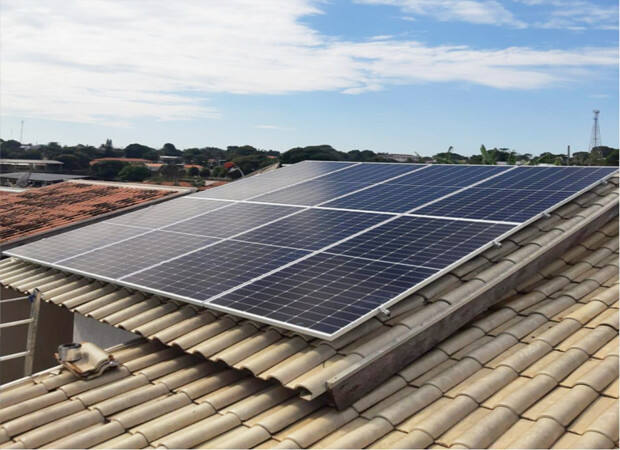 10KW Rooftop Grid Tie Power System, Moldova