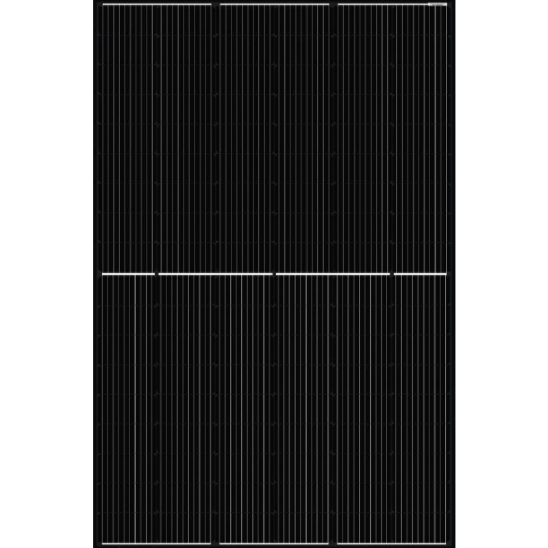 Full Black 410W Solar Panel Spec of 410W 108 cells series Half Cut Cell Mono Solar Panel 1722 x 1134 x 30mm