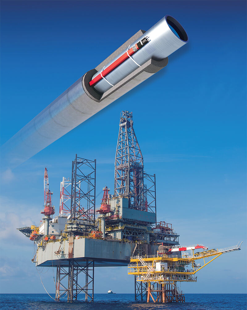 Offshore platform electric heating and antifreeze solution