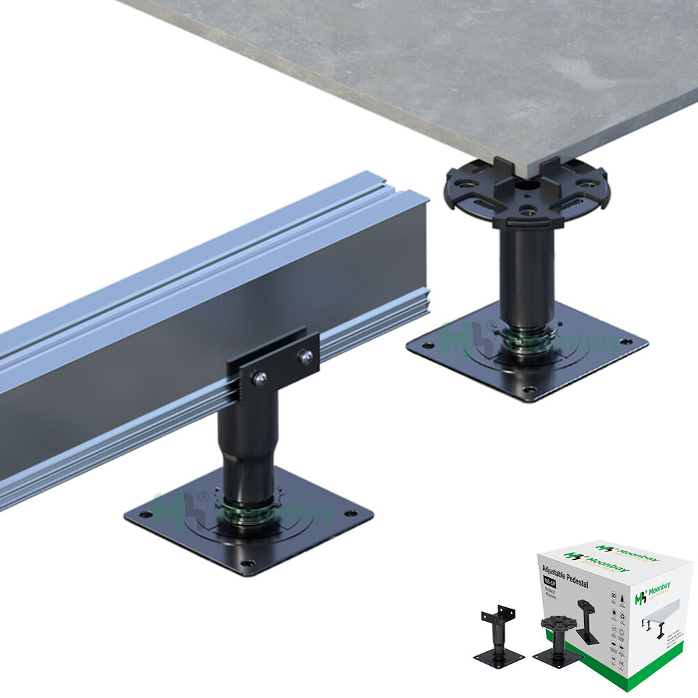 Pedestal de acero ajustable resistente al fuego con pedestal de metal para pavimento incombustible