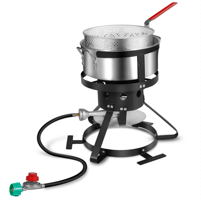 Outdoor Turkey Fryer – 10.5QT Propane Deep Fryer Set
