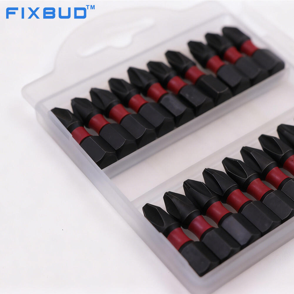 20pcs Anti-Slip Cross Impact PH2 Bits Set Magnetic S2 Steel 25mm 1/4'' Hex Shank