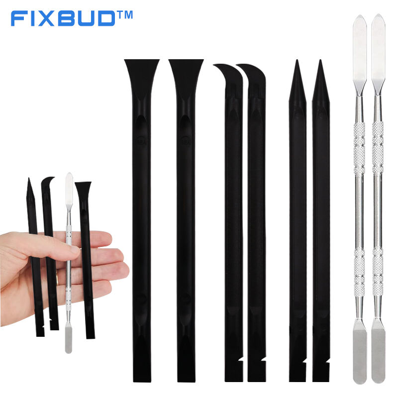 8PCS Spudger Pry Opening Tool Kit-Plastic & Metal Prying Tools for Electronics Repair