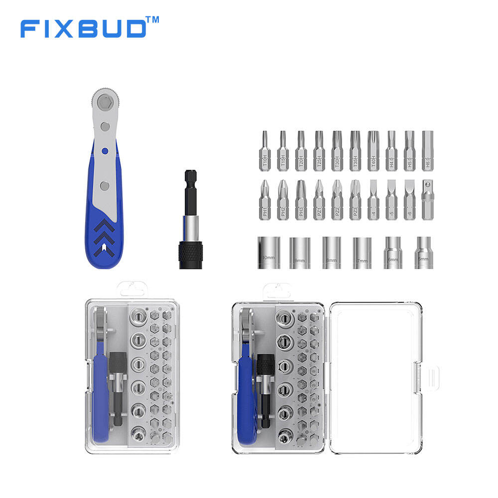 28-in-1 Ratchet Wrench Set – ABS Handle with Iron Ratchet Mechanism