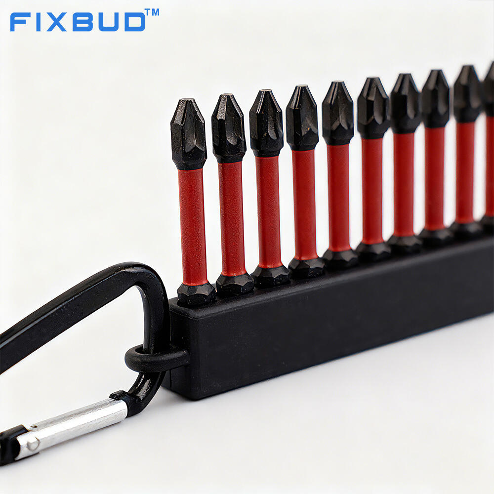 10-Piece Anti-Slip 50MM PH Impact Screwdriver Bit Set Made of S2 Steel