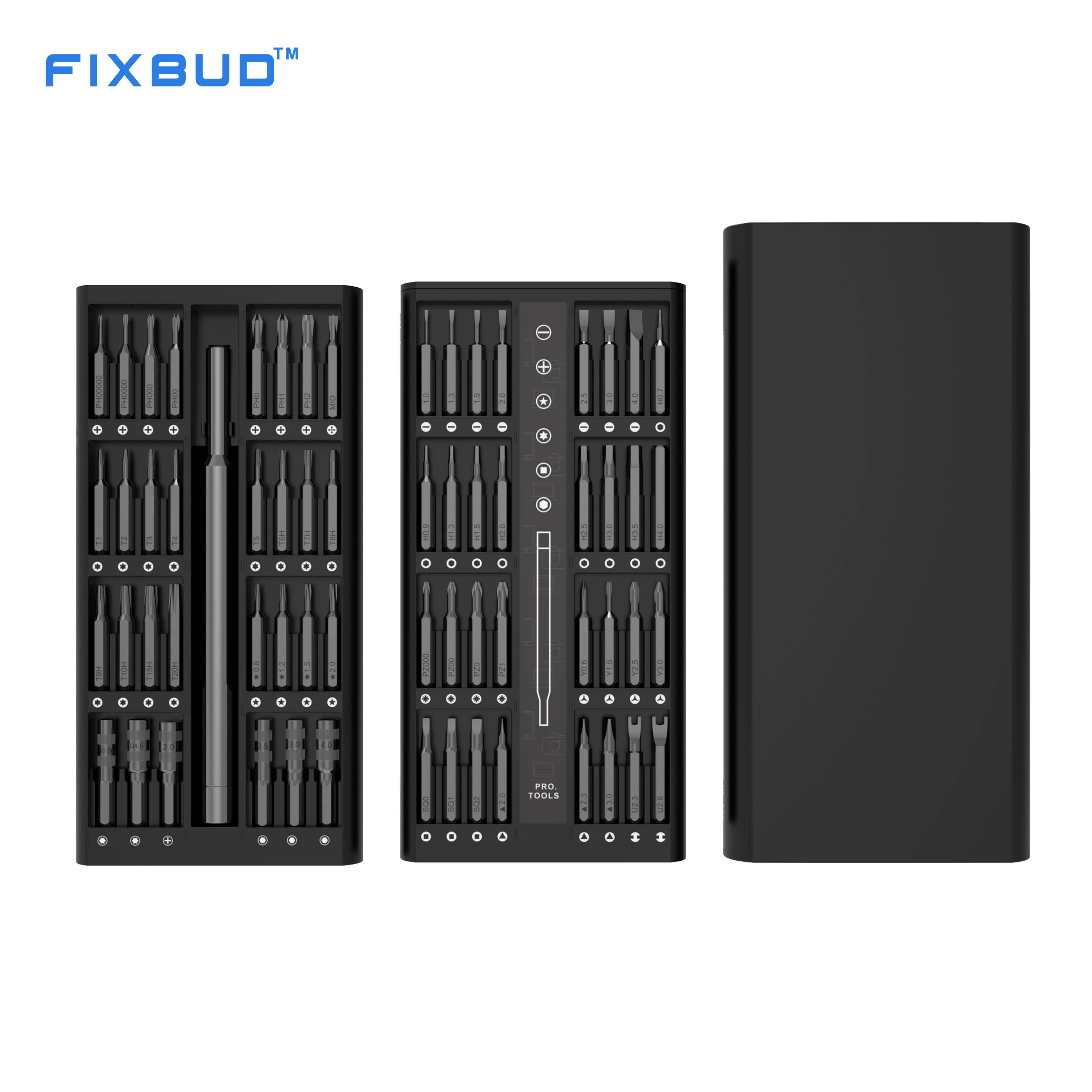 63-in-1 Precision Screwdriver Set with CRV Bits for Electronics Repair