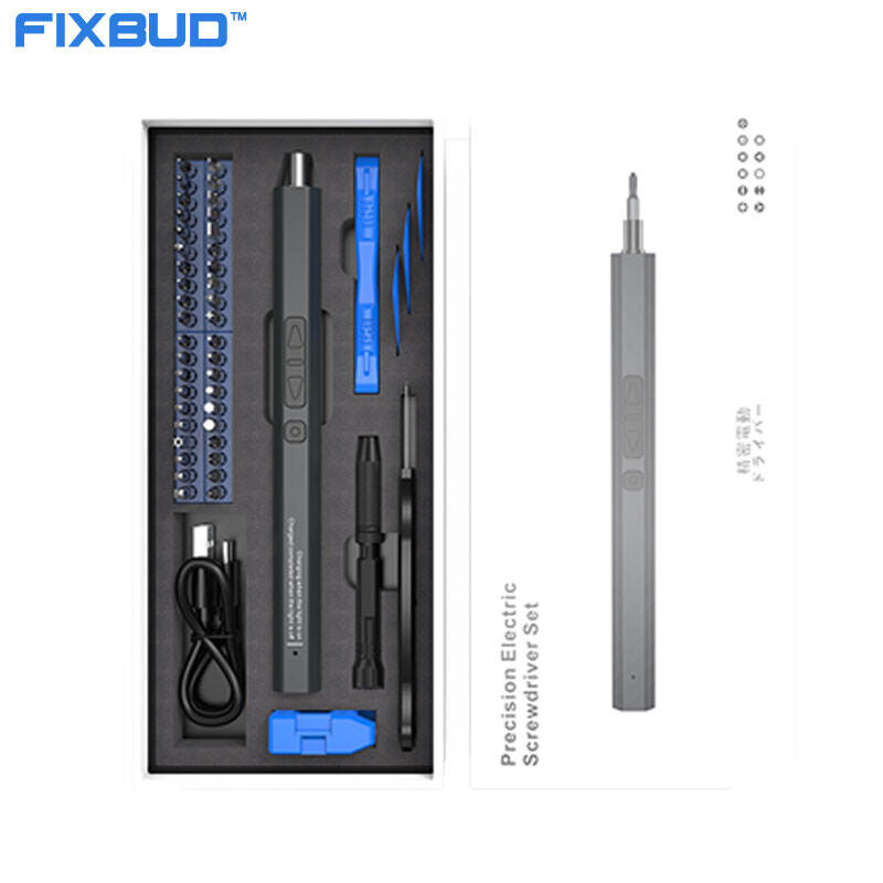 50-in-1 Electric Precision Screwdriver Set with 3 LED Lights, Dual Torque
