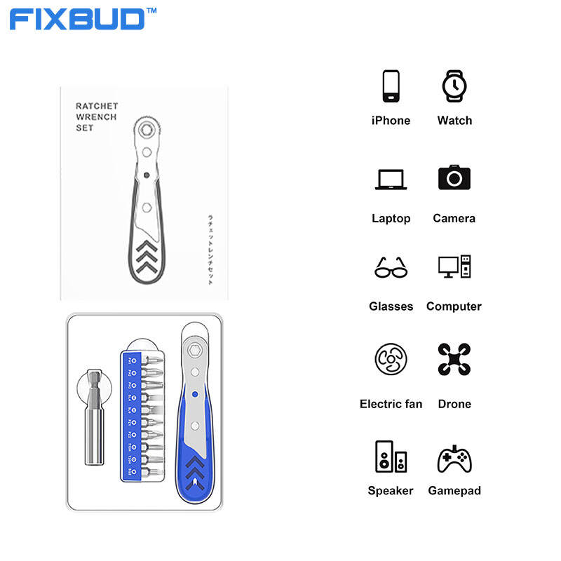 12in1 Adjustable Torque Ratchet Screwdriver Set with CRV Bits