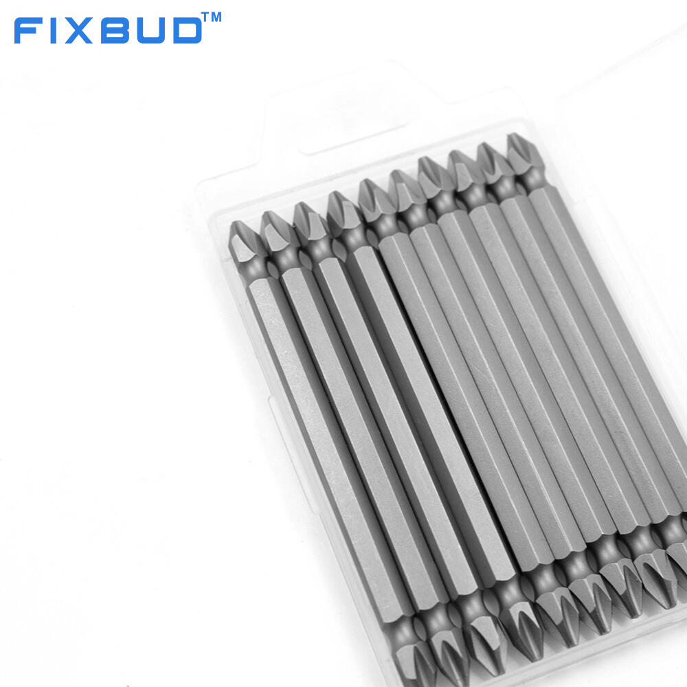 10PCS PH2 Dual-End Magnetic Phillips 100mm Long Screwdriver Bits 
