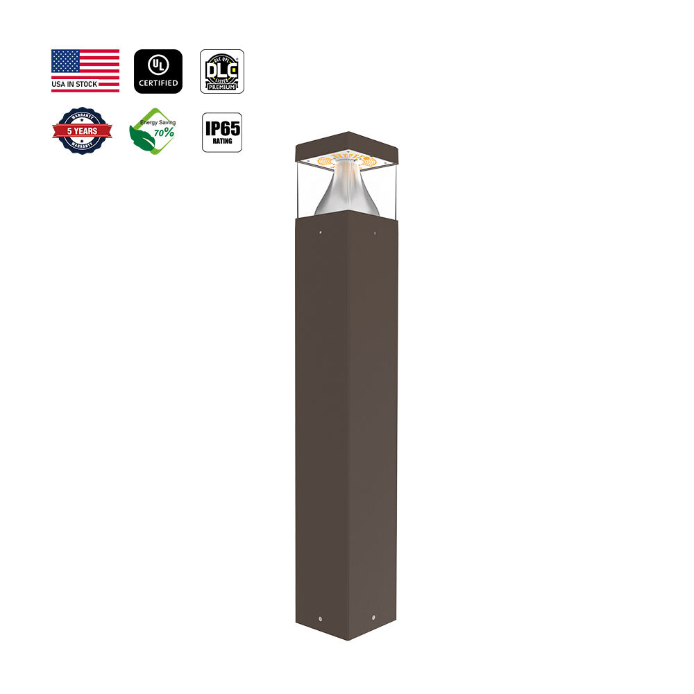 AC 120-347V Aluminium vattentät Ip65 14W 19W 24W Externa LED-gräsplättar, gångstigar, trädgårdsvägar, utomhusvägglampor