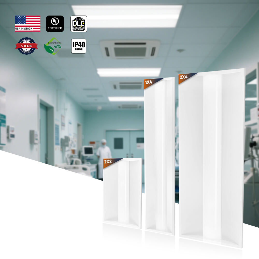 عرض خاص مبيعات ساخنة 2X4 3000-5000K CCT قابلة للتحديد إضاءة تجارية وصناعية لمبة لومنير LED