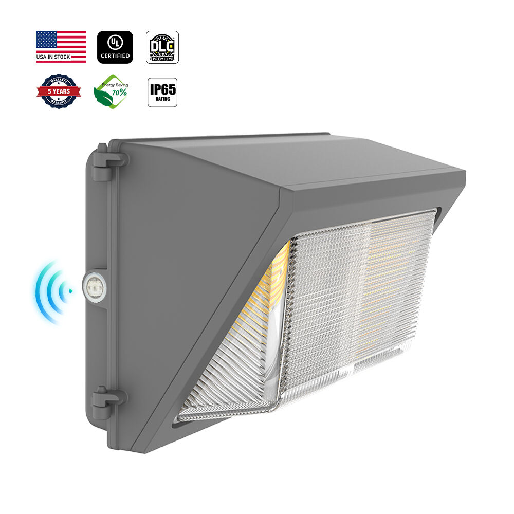 40W-120W dimbare LED muurpaalverlichting - IP65 waterdicht met 3CCT & bewegingssensor (afrasterbaar vermogen)