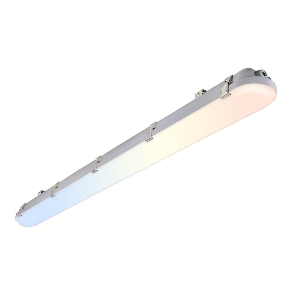 Oppervlaktebevestiging Suspendeerinstallatie Pc Behuizing Triproof IP66 Led Dampdichte 125lm/w 5CCT 4FT 45W Led Lineair Tri-proof Lamp