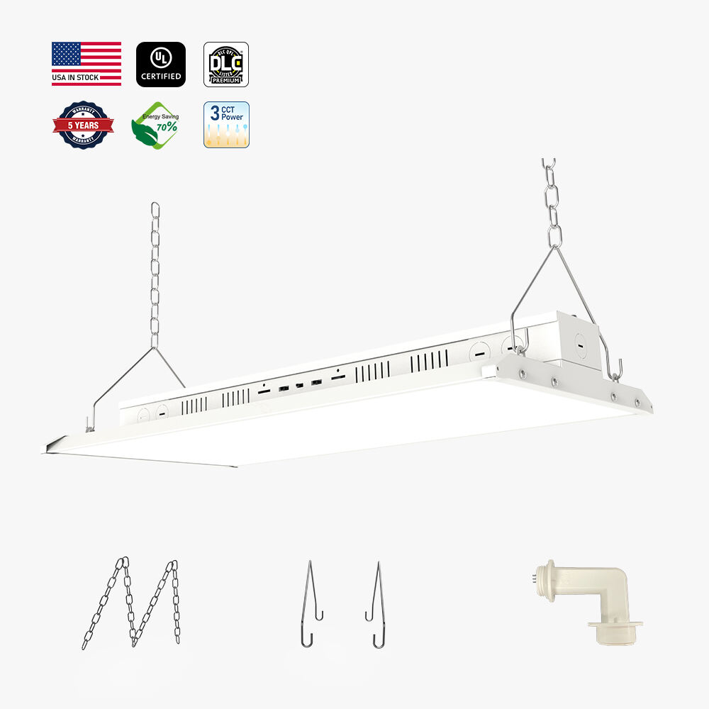 Industriële hoogbouwverlichting 200W - IP65 waterdichte UFO LED voor magazijnen en commerciële ruimtes (zwart, 100-300W)