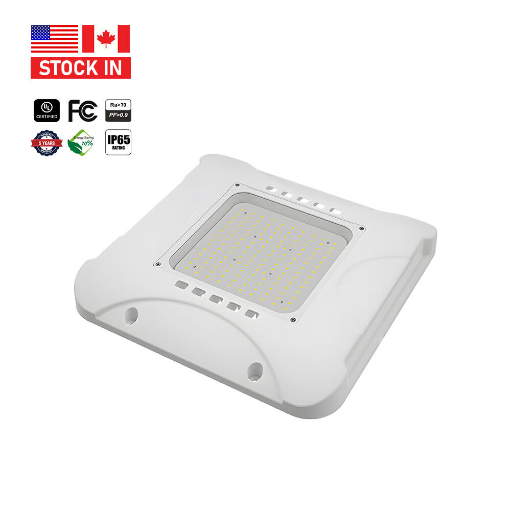 IP65 geclassificeerd 100W/150W/200W LED-kaplicht voor tankstations - Commerciële parkeergarageverlichting voor tankstations
