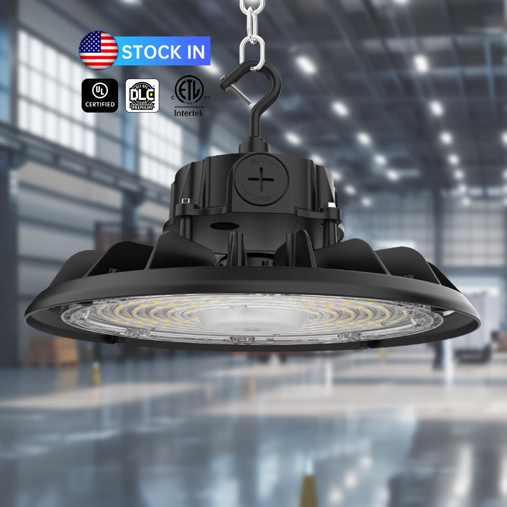 Zwarte Hoge Plafond LED Lamp 200W - IP65 Waterdicht, Energie-efficiënte UFO Verlichting voor Industriël en Commerciël Gebruik