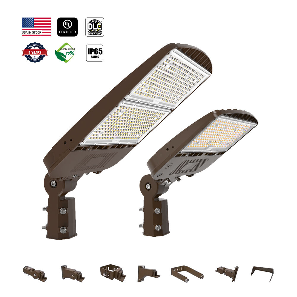 Nouveau style d'éclairage public LED en forme de boîte à chaussures, lampe de jardin extérieure 30000 Lm