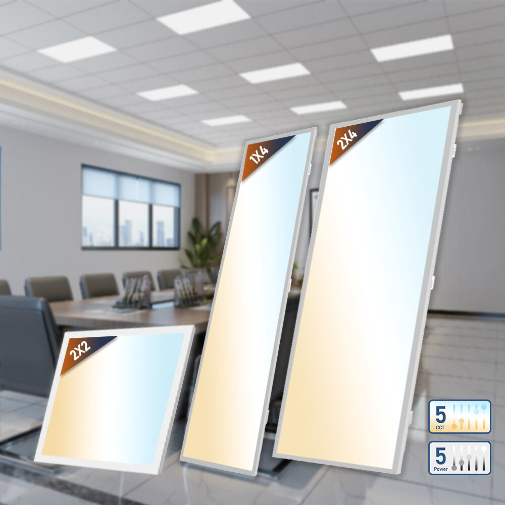 États-Unis, en stock 2x4 pi 50 W Lumière LED plate encastrée avec lentille prismatique à montage encastré dans plafond suspendu Panneau LED