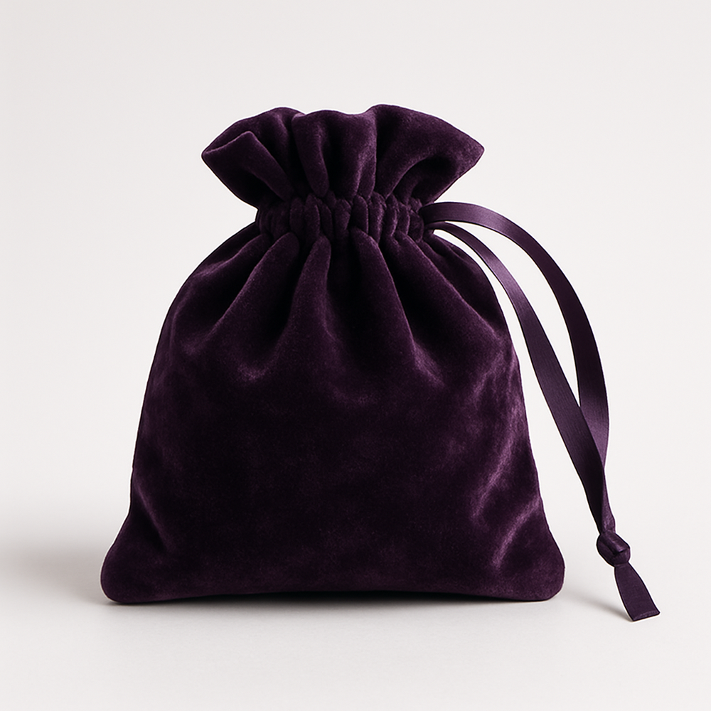 Drawstring Velvet Pouch