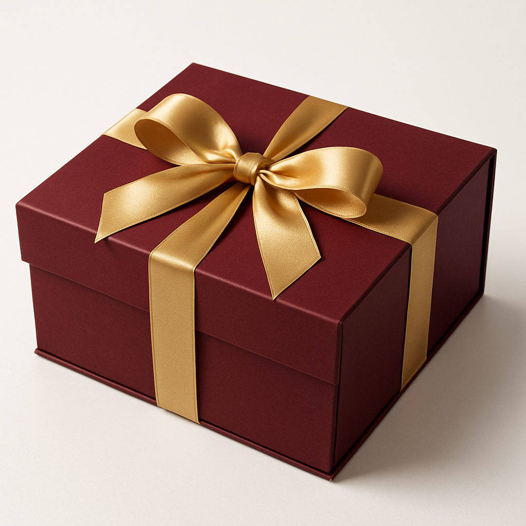 Magnetic Box with Ribbon
