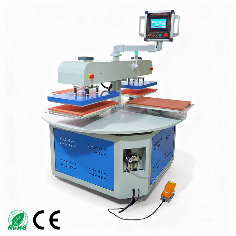 Maximize Production Efficiency with Our 6-Station Heat Press Carousel