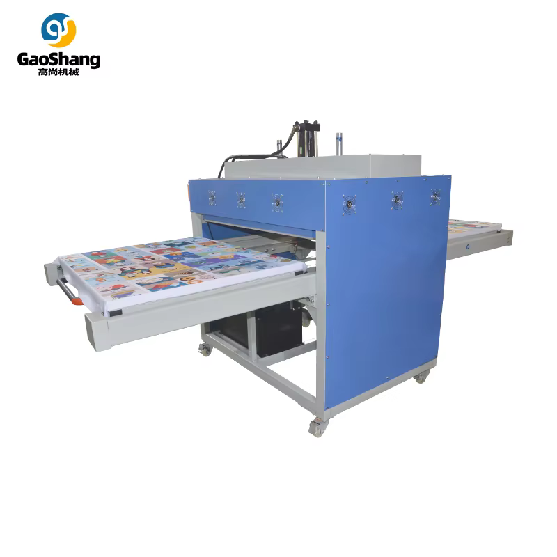 Manufacturer Custom Size Large Format 80x100cm Semi-Automatic Hydraulic Heat Press Machine New Sublimation Heat Transfer