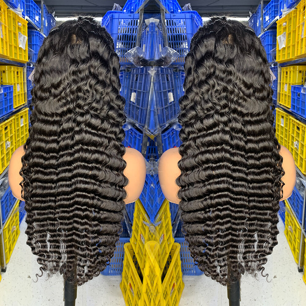 Qualité inégalée des cheveux humains ondulés profonds