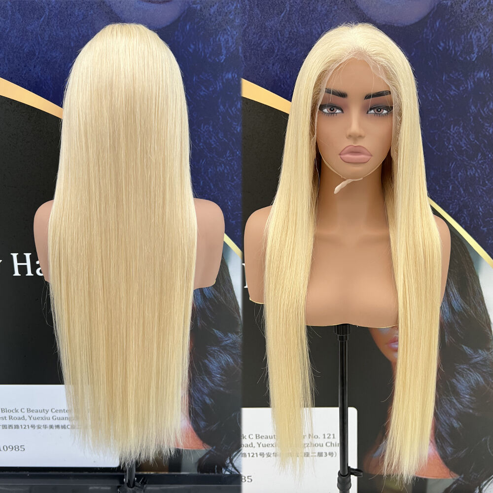 Wholesale Straight Frontal Lace Wig 613#Blonde Color