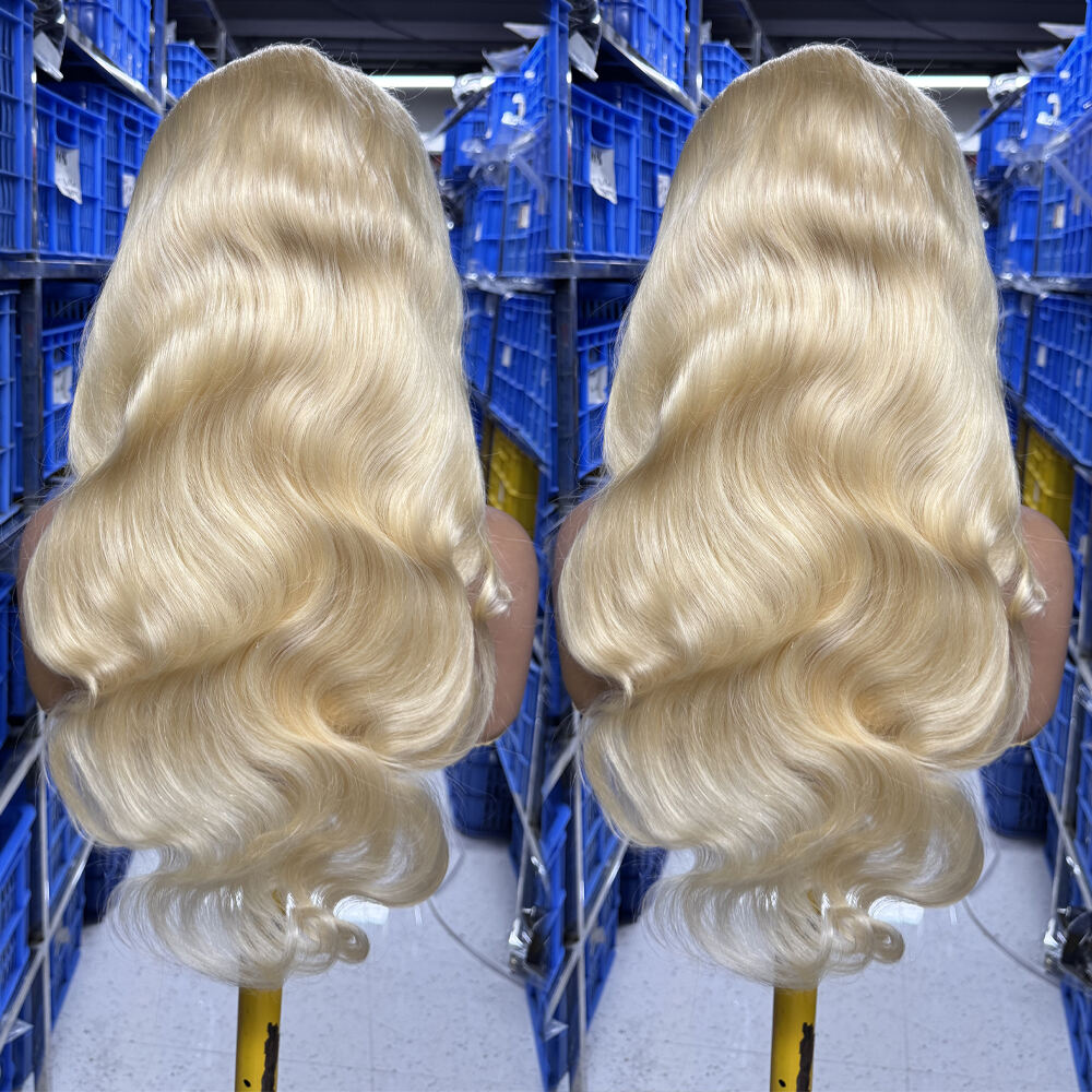 Wholesale Body Wave Frontal Lace Wig 613#Blonde Color