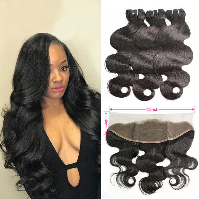 Straight 3Bundles with HD Closure Deal 