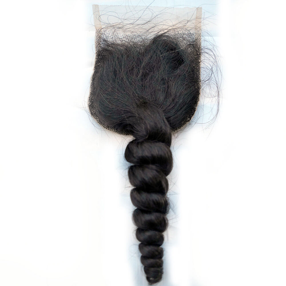 Wholesale 12-22Inch Loose Wave Pre-plucked HD lace  4*4 Lace Closure