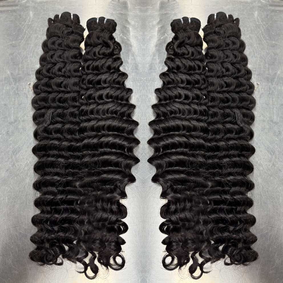 Uovertruffen kvalitet af Deep Wave bundter i menneskehår