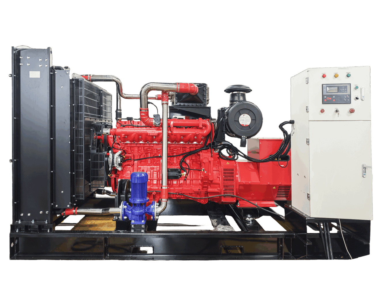 A hydrogen generator set provides backup power for a factory in Dubai.