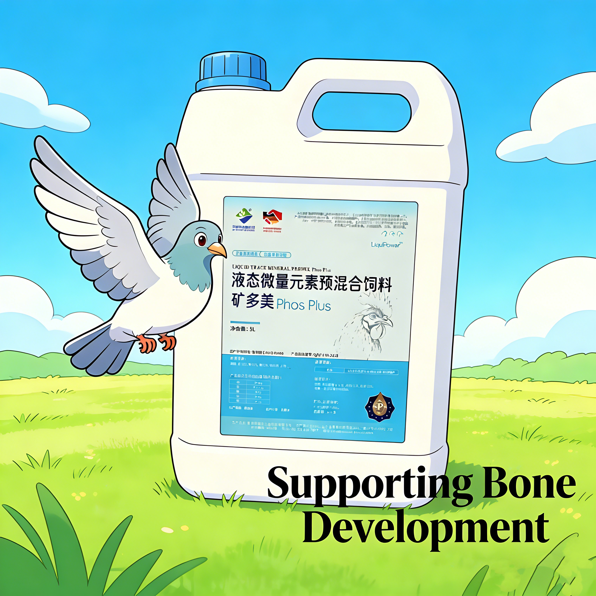 How Liquid Vitamins Support the Bone Development of Young Poultry