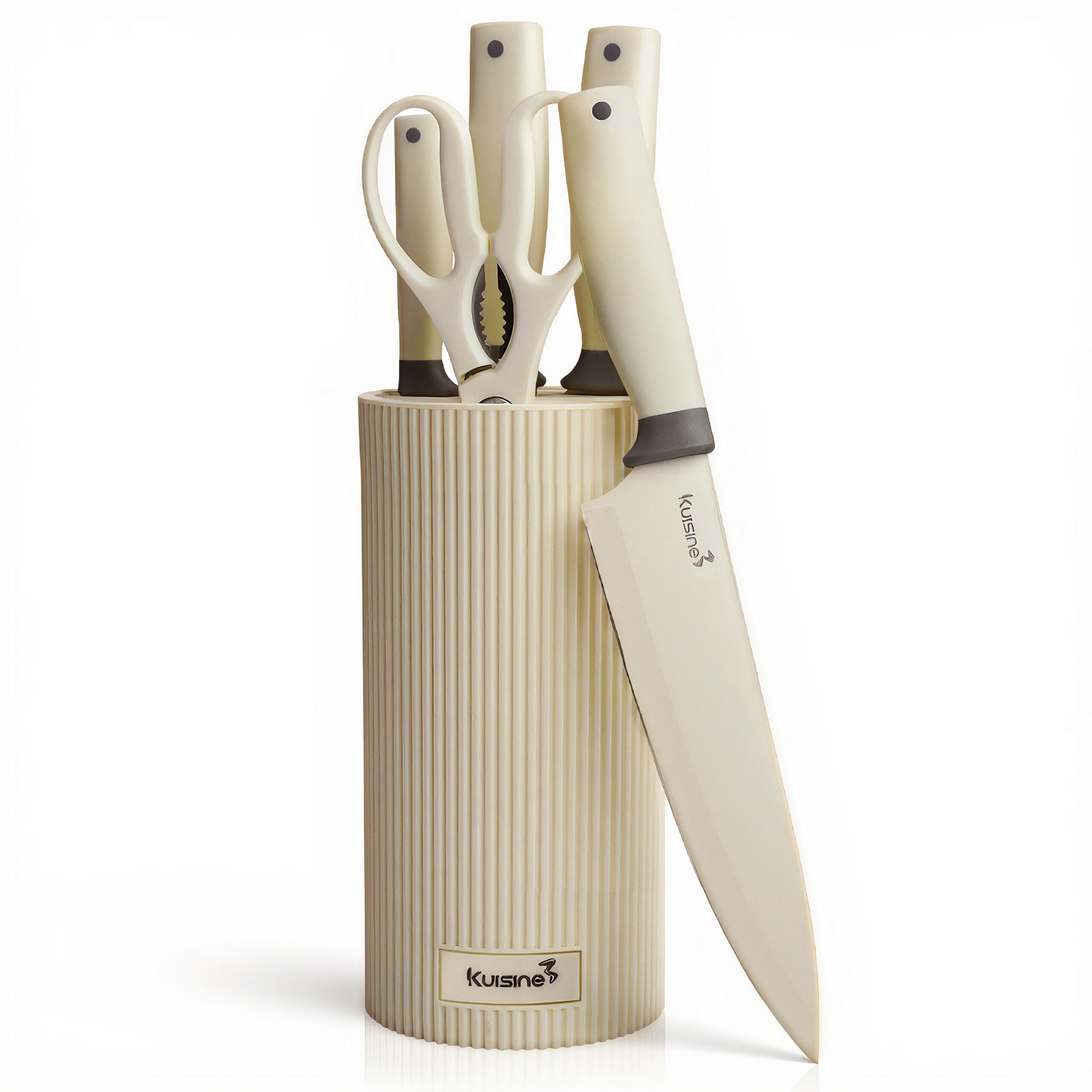 6-Piece Premium Kitchen Knife Block Set Lightweight and Compact Design