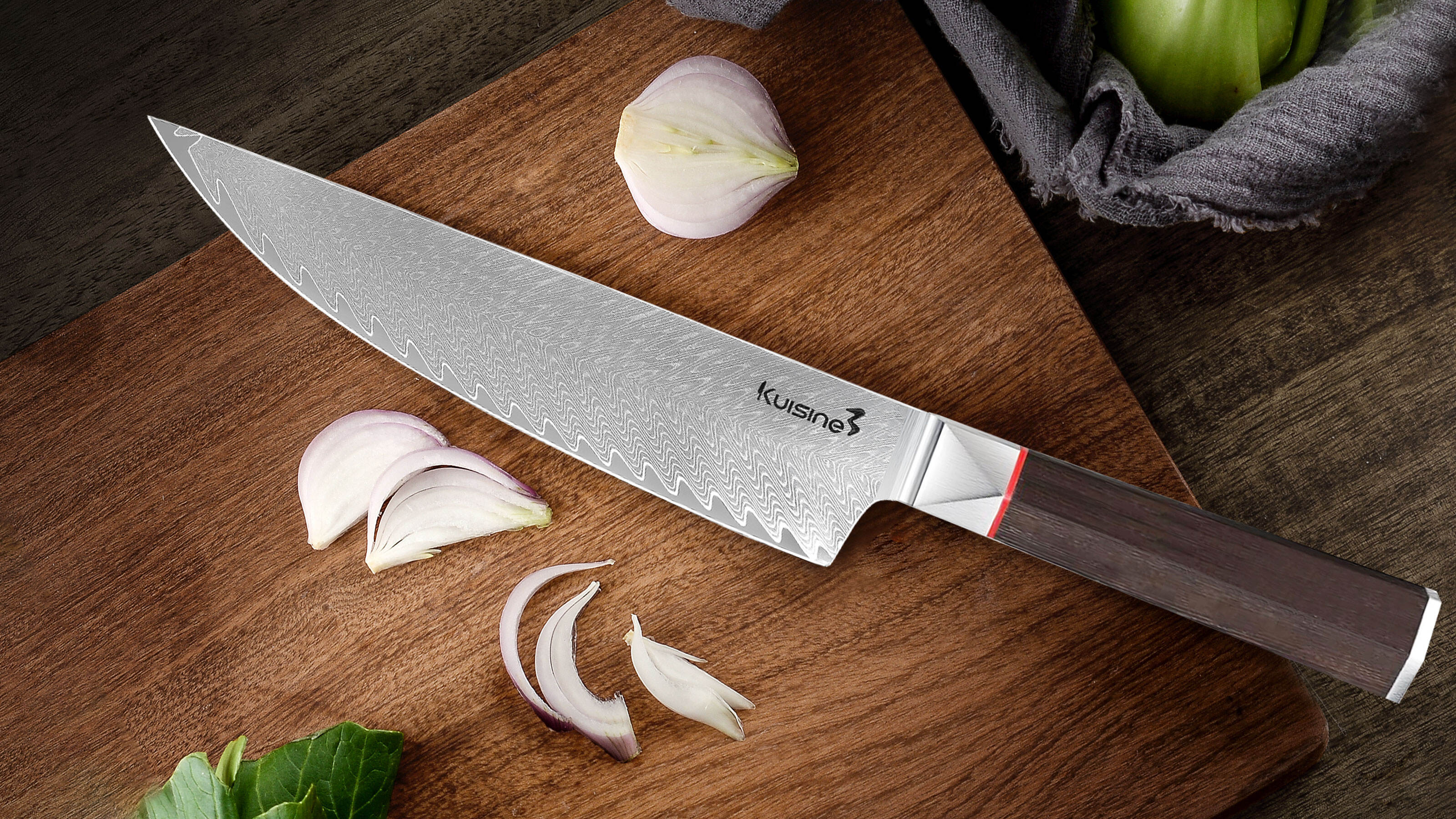 Why Choose the KUISINE Knife Block with Sharpener?