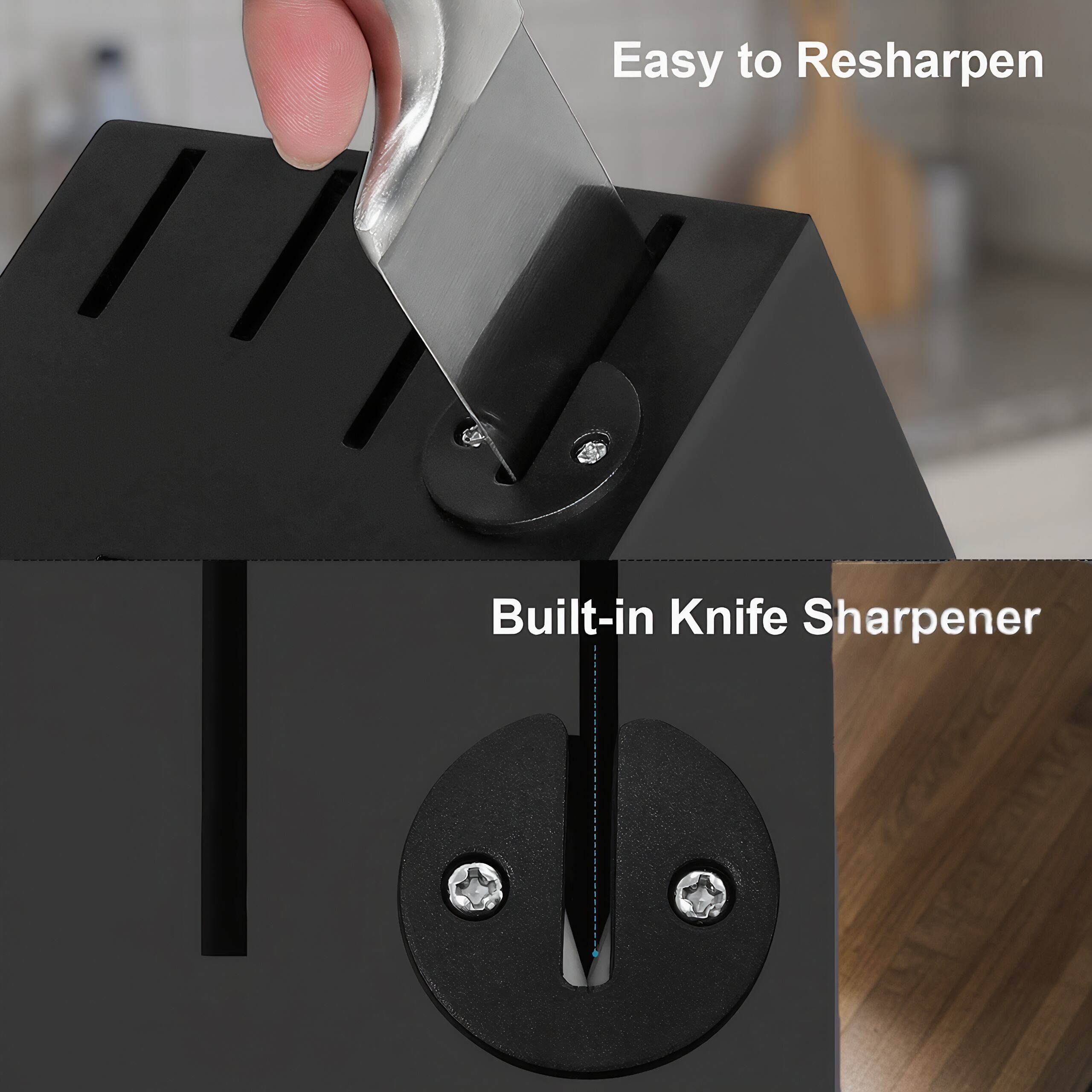 Unmatched Quality and Innovation in Black Knife Block Sets