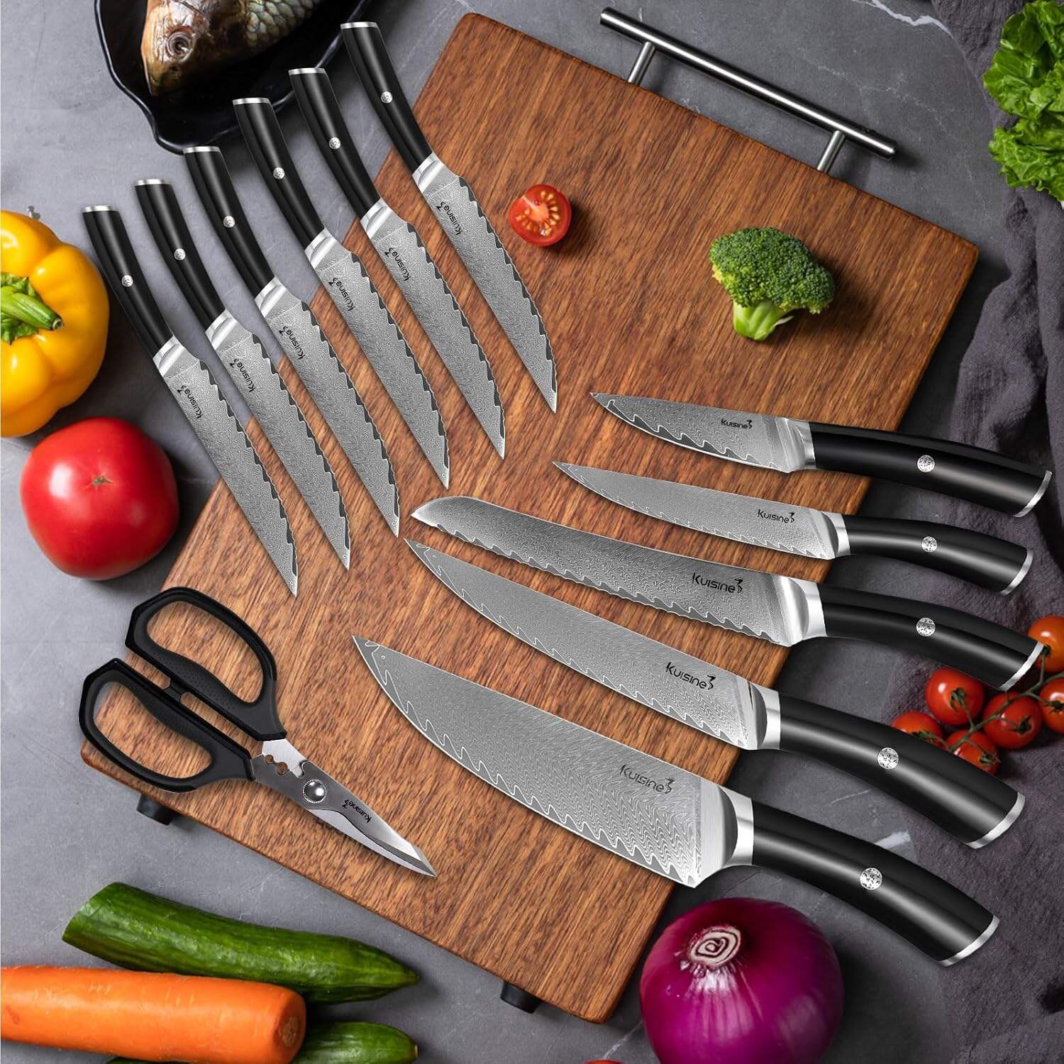 Advantages of Ergonomic Damascus Knife Set