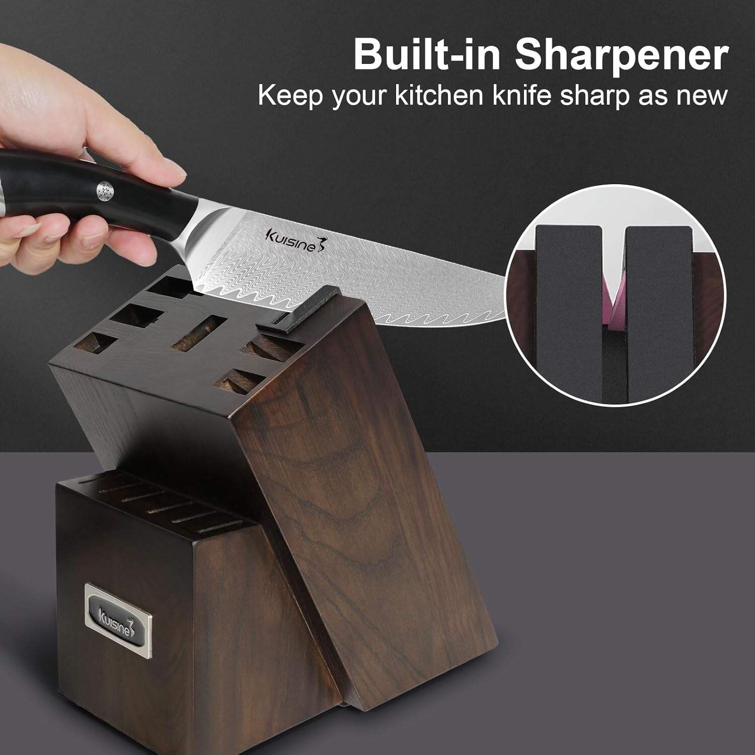 Innovative Built-In Sharpener for Effortless Maintenance