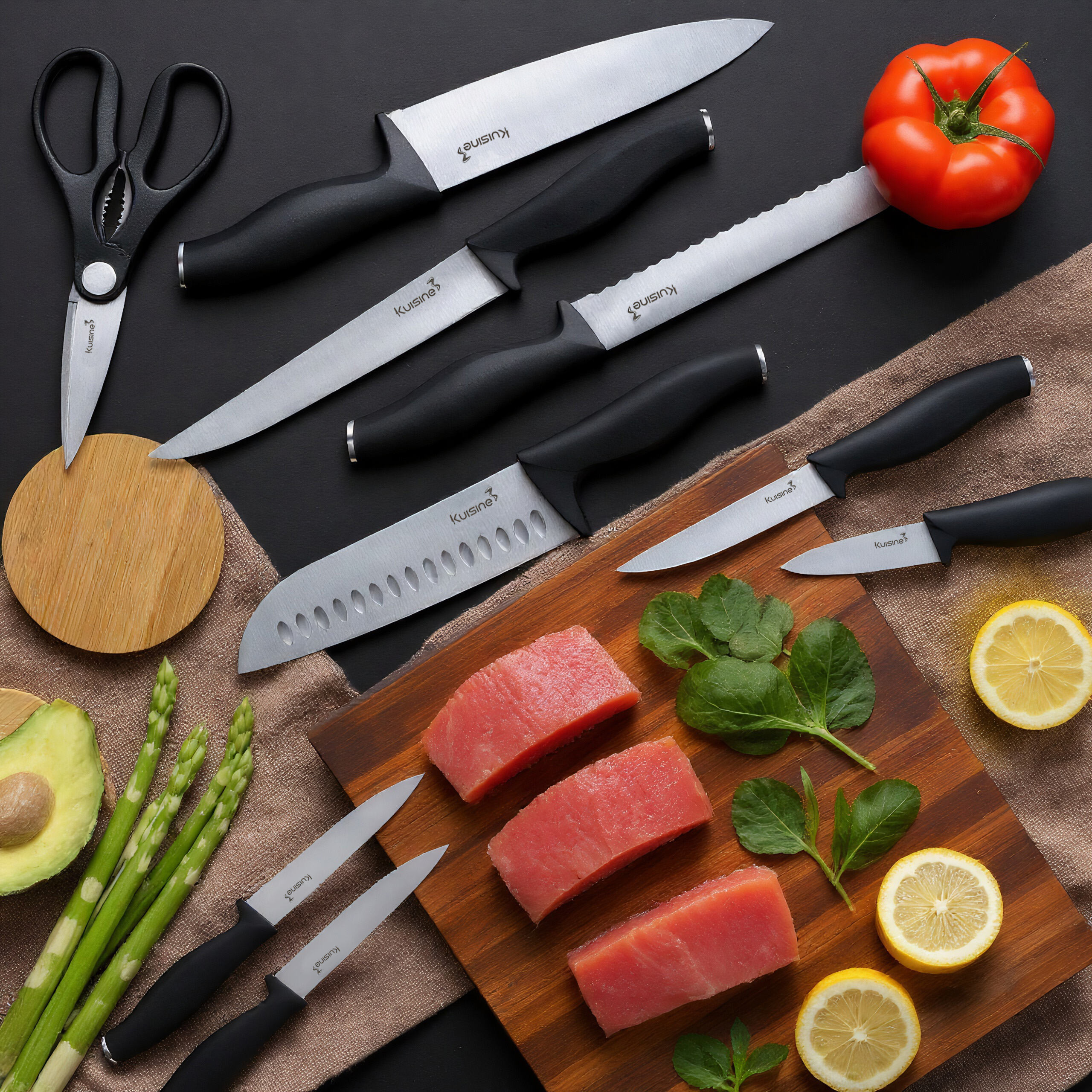 Why Choose Our Black Knife Block With Knives?