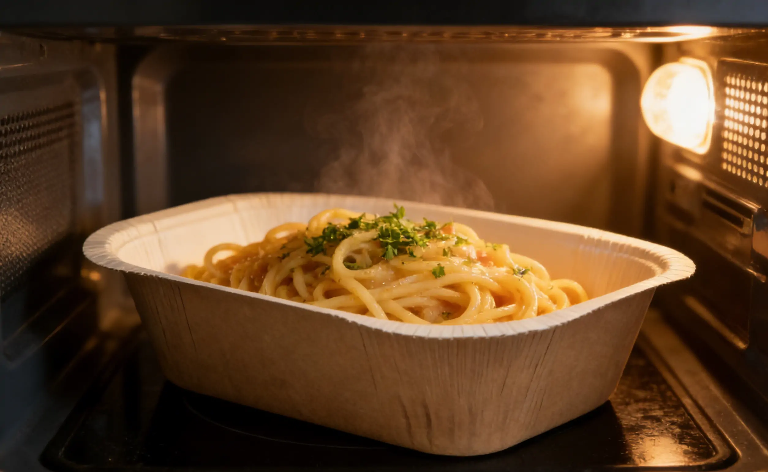 مائیکرو ویو قابلِ استعمال دبے ہوئے ٹرے