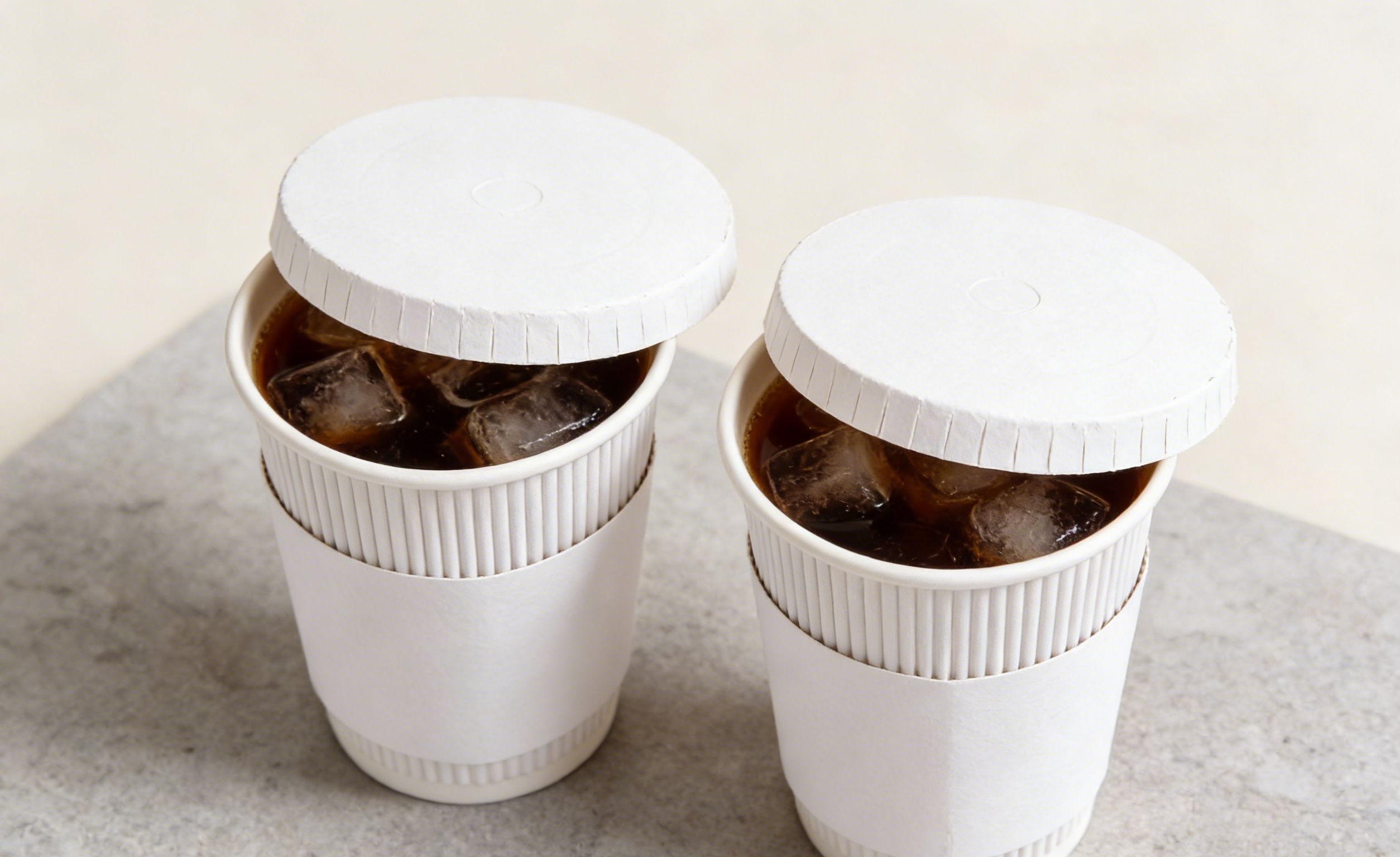 Round Hole Paper Lids