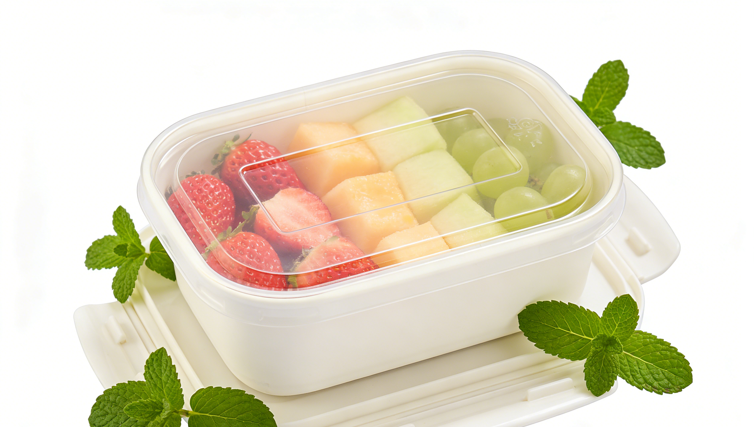 rPET Lids for Rectangular Bowls | Recycled, Leak-Proof & Food-Safe