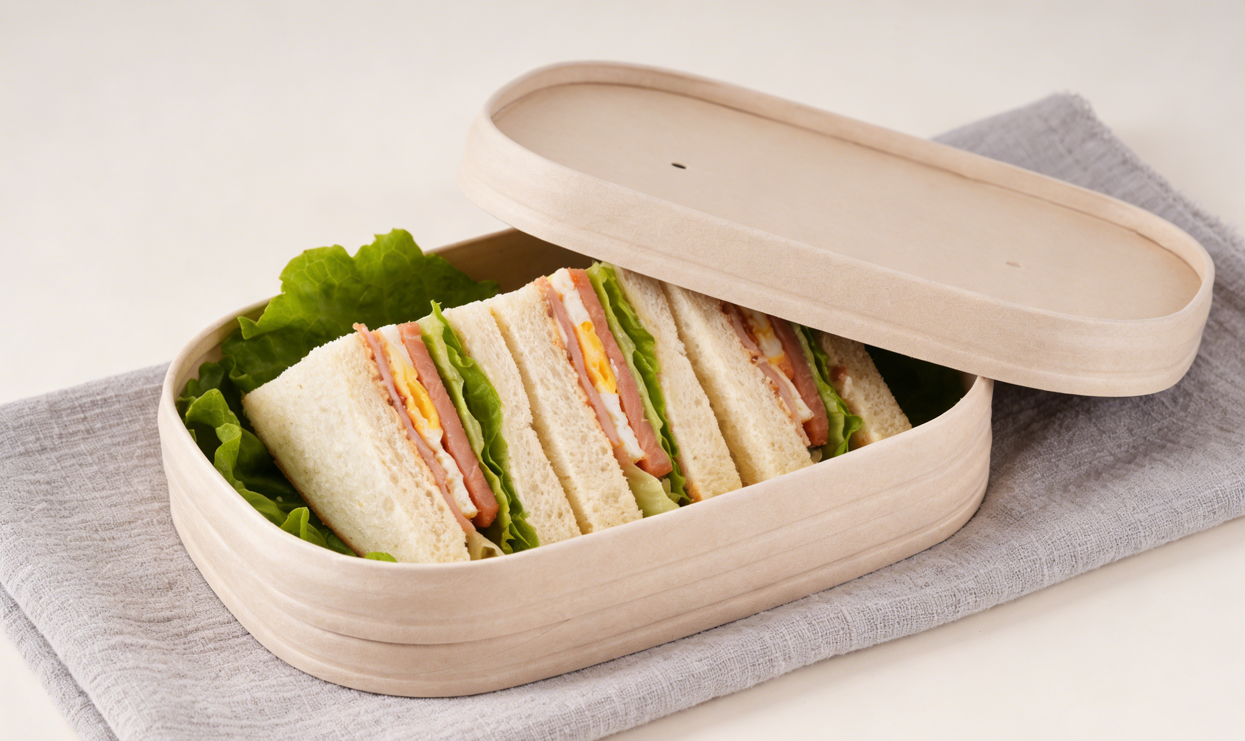 Stackable Paper Lids For Rectangular Bowl